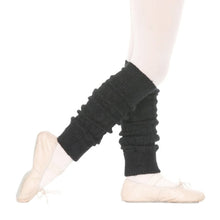 Load image into Gallery viewer, Female model wearing MONDOR Junior Legwarmers, Style: 251, Colour: Black-52.