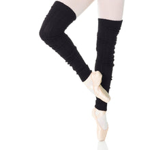 Load image into Gallery viewer, Female model wearing MONDOR 36&quot; Legwarmers, style 254, colour Black-52.
