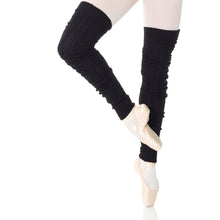 Load image into Gallery viewer, Female model wearing MONDOR 36" Legwarmers, style 254, colour Black-52.