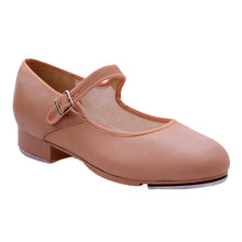 Load image into Gallery viewer, Product image of: CAPEZIO Mary Jane Tap Shoe, Style: 3800, Color: Caramel, 45 degree angle side view.