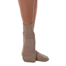 Load image into Gallery viewer, Female model wearing APOLLA Performance Crew Support Socks. Style: Performance. Color: Nude 2. View: Front, Side.