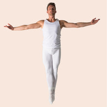 Load image into Gallery viewer, Male model wearing APOLLA Performance Crew Support Socks. Style: Performance. Color: White. View: Front.