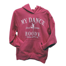 Load image into Gallery viewer, Product image of VINTAGE APPAREL CO. My Dance Hoody - Kids, Style: ATCY2500, Colour: Sangria.