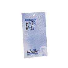 Load image into Gallery viewer, Product image of: BUNHEADS Hair Nets (packaged), Style: BH420, BH421, BH422, BH423, BH424, BH425, Color: Blonde, Light Brown, Medium Brown, Dark Brown, Black, View: Front View..