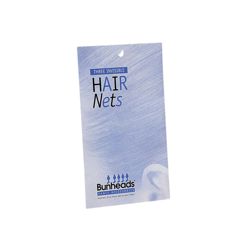 Product image of: BUNHEADS Hair Nets (packaged), Style: BH420, BH421, BH422, BH423, BH424, BH425, Color: Blonde, Light Brown, Medium Brown, Dark Brown, Black, View: Front View..