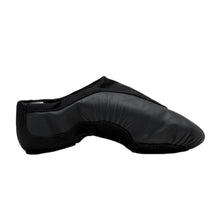 Load image into Gallery viewer, Product image of BLOCH Pulse Leather Jazz Shoe, Style: S0470G, Color: Black, View: Side.