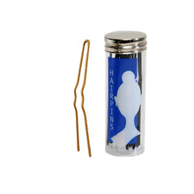 Load image into Gallery viewer, Product image of: BUNHEADS Hairpins (package with 1 open hairpin), Style: BH434-BH440, Color: Blonde, Front view.