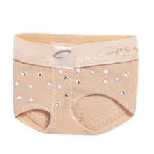 Load image into Gallery viewer, Product image of CAPEZIO Rhinestone Footundeez, Style: H07R, Color: Nude, View: Top.