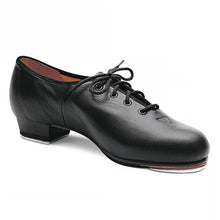 Load image into Gallery viewer, Product Image Bloch Jazz Tap Leather Tap Shoe, style: S0301L, colour black, 45 degree view.