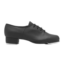 Load image into Gallery viewer, Product Image Bloch Jazz Tap Leather Tap Shoe, style: S0301L, colour black, side view.