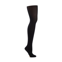 Load image into Gallery viewer, Product image of CAPEZIO Ultra Soft Transition Tight, style 1916, colour black, side view.
