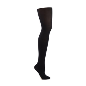 Product image of CAPEZIO Ultra Soft Transition Tight, style 1916, colour black, side view.