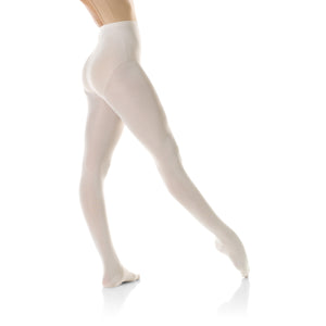 Female model wearing Mondor Durable Tight, style 345, colour ballerina.