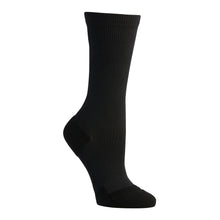 Load image into Gallery viewer, Product image of APOLLA Infinite Mid Calf Recovery Socks. Style: Infinite. Color: Black. View: Side.
