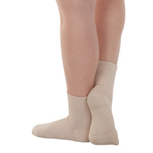 Load image into Gallery viewer, Female model wearing APOLLA Performance Crew Support Socks. Style: Performance. Color: Nude 1. View: Back, Side.
