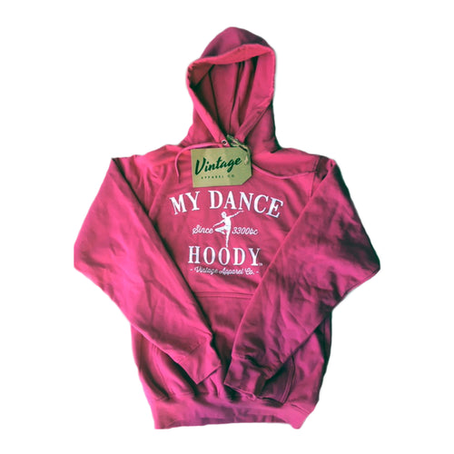 Product image of VINTAGE APPAREL CO. My Dance Hoody - Kids, Style: ATCY2500, Colour: Sangria.