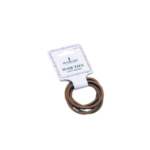 Product image of: BUNHEADS Hair Ties (packaged), Style: BH1509, Color: Light Brown, View: Top View.