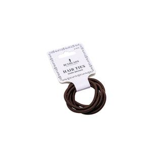 Product image of: BUNHEADS Hair Ties (packaged), Style: BH1510, Color: Dark Brown, View: Top View.