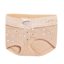 Load image into Gallery viewer, Product image of CAPEZIO Rhinestone Footundeez, Style: H07R, Color: Nude, View: Top.
