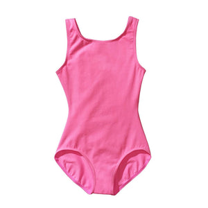 Product image of Capezio High-Neck Tank Leotard, style CC201C in color candy pink, front view.