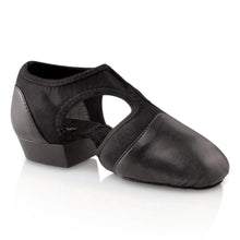 Load image into Gallery viewer, Product image of Capezio Pedini Femme Split-Sole Shoe, shown in black.
