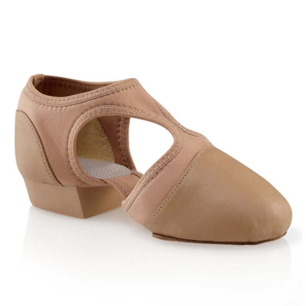 Product image of Capezio Pedini Femme Split-Sole Shoe, shown in caramel.
