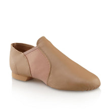 Load image into Gallery viewer, Product image of Capezio Jazz Slip On Shoe, style EJ2, colour caramel, 45 degree view.
