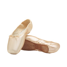Load image into Gallery viewer, Product image of BLOCH Balance European Pointe Shoe, style ES0160L, colour pink satin, front, side and bottom view.
