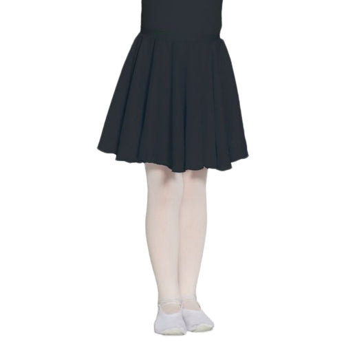 Female model wearing MONDOR Royal Academy Of Dance Skirt. Style: 16207. Color: Black-52. View: Front.