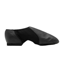 Load image into Gallery viewer, Product image of BLOCH Neo Flex Slip On Leather Jazz Shoe - Kids. Style: S0495G. Color: Black. View: Side.
